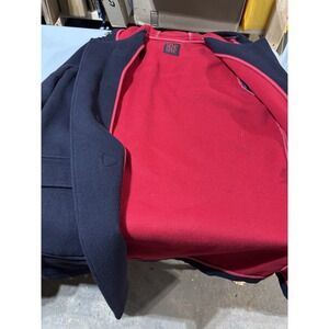 Carolina‎ Herrera Blue Wool Coat XL